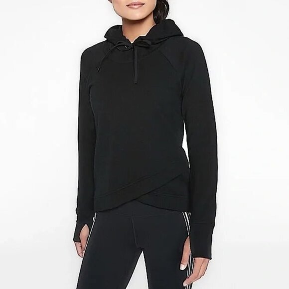 Athleta Pinnacle Criss Cross Hooded Sweatshirt - Picture 1 of 8